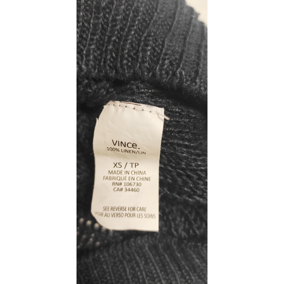 Vince color block knit crew neck sweater - Picture 7 of 9